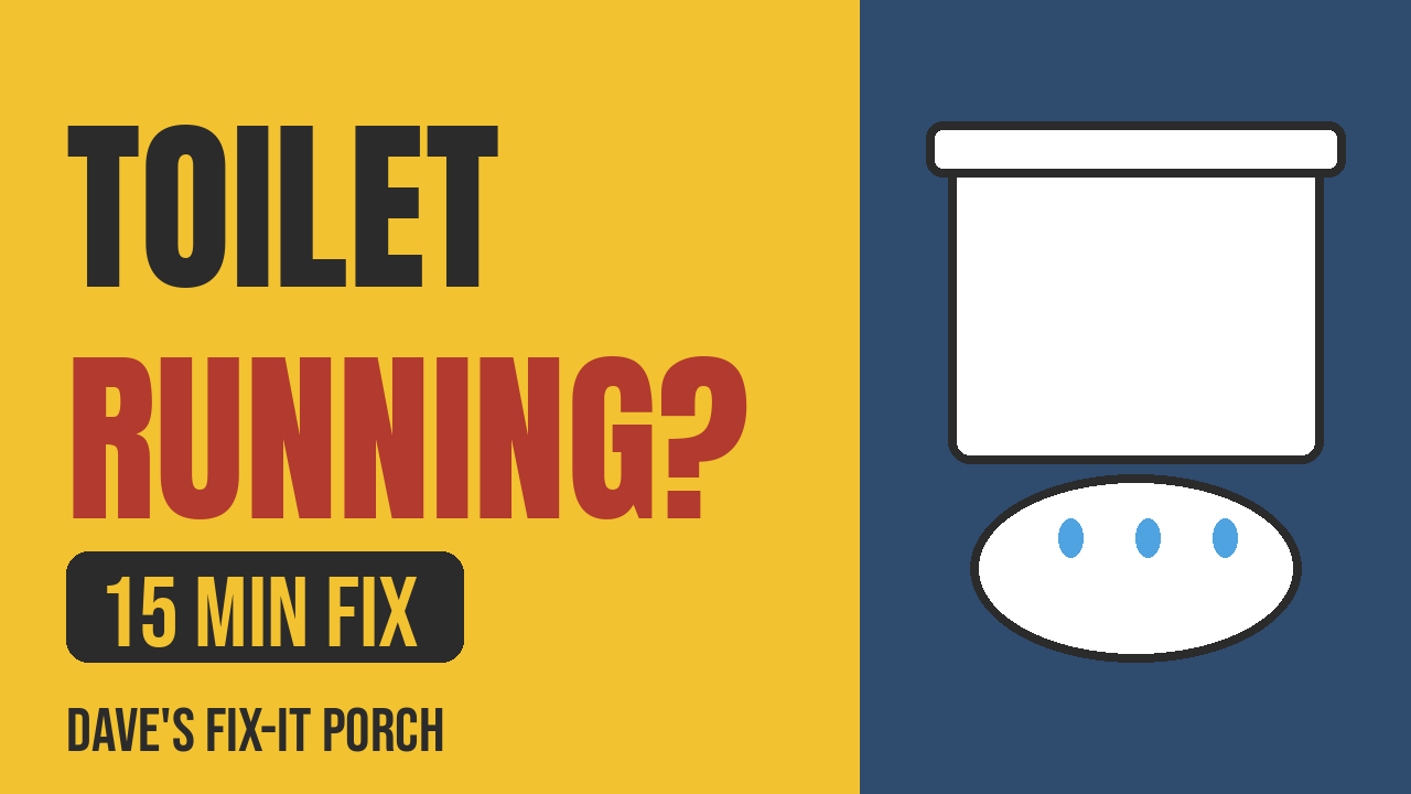 Video thumbnail for the running toilet fix video